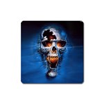 Scary Skull  Magnet (Square)