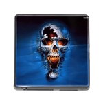 Scary Skull  Memory Card Reader with Storage (Square)