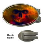 Scary Skull  Money Clip (Oval)