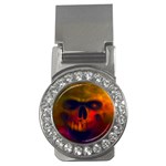 Scary Skull  Money Clip (CZ)