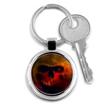 Scary Skull  Key Chain (Round)