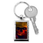 Scary Skull  Key Chain (Rectangle)