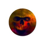 Scary Skull  Magnet 3  (Round)