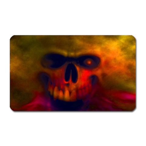 Scary Skull  Magnet (Rectangular) from ArtsNow.com Front