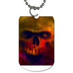 Scary Skull  Dog Tag (Two Sides)