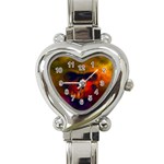 Scary Skull  Heart Italian Charm Watch