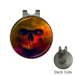 Scary Skull  Golf Ball Marker Hat Clip