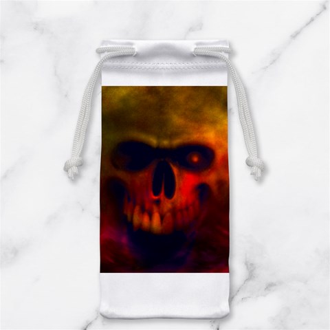 Scary Skull  Jewelry Bag from ArtsNow.com Front
