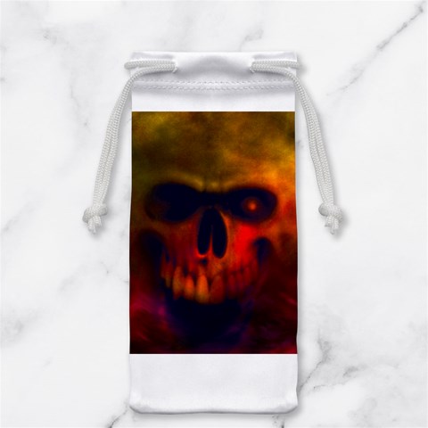 Scary Skull  Jewelry Bag from ArtsNow.com Back