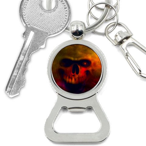 Scary Skull  Bottle Opener Key Chain from ArtsNow.com Front