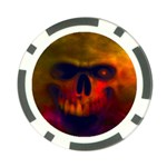 Scary Skull  Poker Chip Card Guard