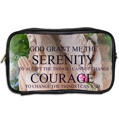 Serenity Prayer Roses Toiletries Bag (Two Sides) from ArtsNow.com Back