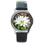 Daisy Round Metal Watch