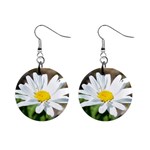 Daisy 1  Button Earrings