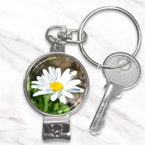 Daisy Nail Clippers Key Chain from ArtsNow.com Front