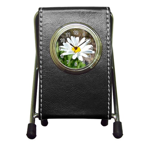 Daisy Pen Holder Desk Clock from ArtsNow.com Front