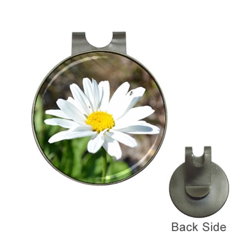 Daisy Golf Ball Marker Hat Clip from ArtsNow.com Front