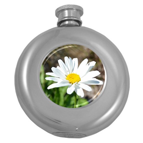 Daisy Hip Flask (5 oz) from ArtsNow.com Front