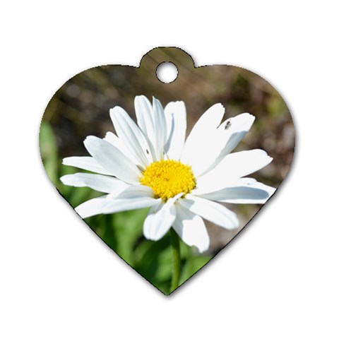 Daisy Dog Tag Heart (One Side) from ArtsNow.com Front