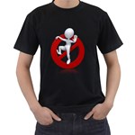 Figure Prohibit Stop 1600 Clr Black T-Shirt
