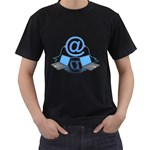 Plugged Into Web Pc 1600 Clr Black T-Shirt
