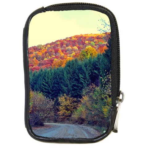 Autumn landscape Compact Camera Leather Case from ArtsNow.com Front