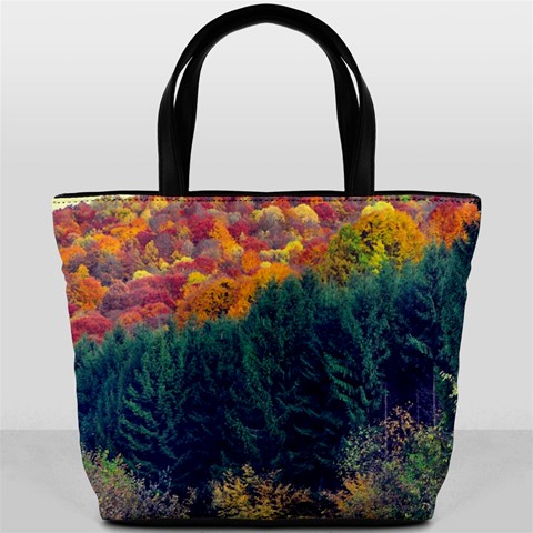Autumn landscape Bucket Bag from ArtsNow.com Front