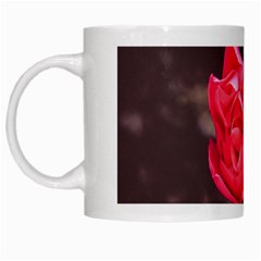 Red flower White Mug from ArtsNow.com Left