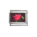 Red flower Italian Charm (9mm)