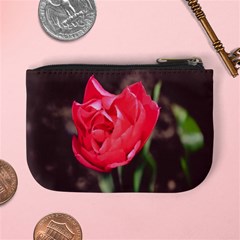 Red flower Mini Coin Purse from ArtsNow.com Back