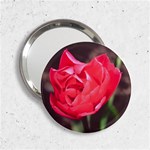 Red flower 2.25  Handbag Mirror