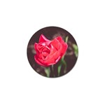 Red flower Golf Ball Marker