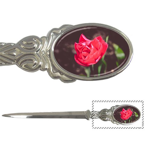 Red flower Letter Opener from ArtsNow.com Front