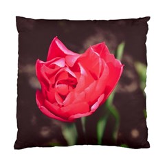 Red flower Cushion Case (Two Sides) from ArtsNow.com Front