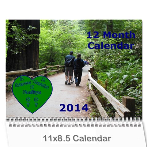 Wild Animal Photo Calendar 11 x 8.5 from ArtsNow.com Cover