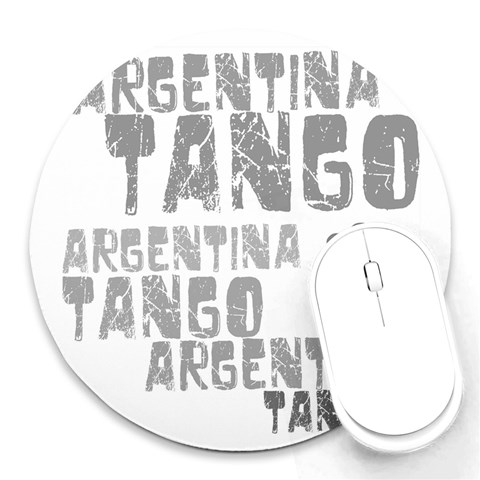Argentina tango Round Mousepad from ArtsNow.com Front