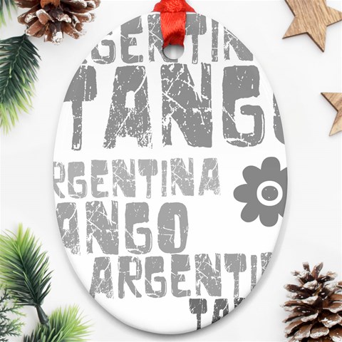 Argentina tango Ornament (Oval) from ArtsNow.com Front