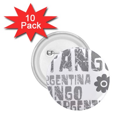 Argentina tango 1.75  Button (10 pack)  from ArtsNow.com Front