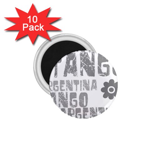 Argentina tango 1.75  Magnet (10 pack)  from ArtsNow.com Front