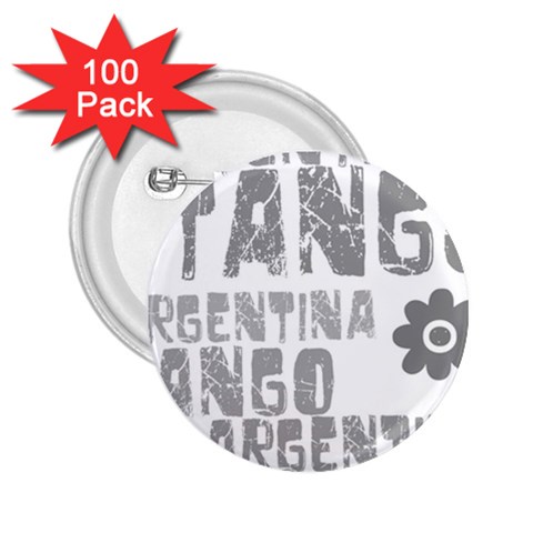 Argentina tango 2.25  Button (100 pack) from ArtsNow.com Front