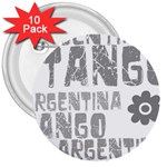 Argentina tango 3  Button (10 pack)