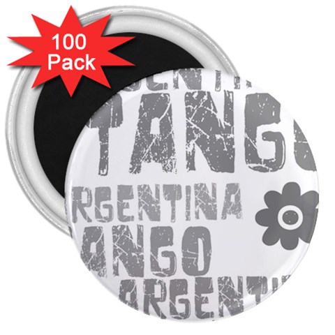 Argentina tango 3  Magnet (100 pack) from ArtsNow.com Front