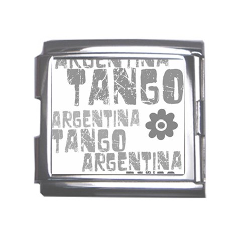 Argentina tango Mega Link Italian Charm (18mm) from ArtsNow.com Front