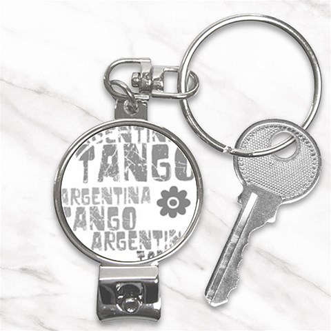 Argentina tango Nail Clippers Key Chain from ArtsNow.com Front
