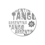 Argentina tango Magnet 3  (Round)