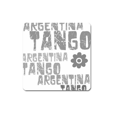 Argentina tango Magnet (Square) from ArtsNow.com Front