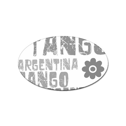 Argentina tango Sticker Oval (10 pack) from ArtsNow.com Front
