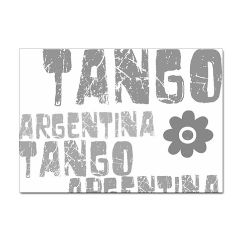 Argentina tango Sticker A4 (100 pack) from ArtsNow.com Front