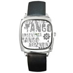 Argentina tango Square Metal Watch