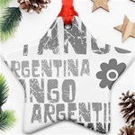 Argentina tango Star Ornament (Two Sides)